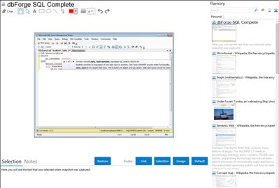 dbForge SQL Complete - Flamory bookmarks and screenshots