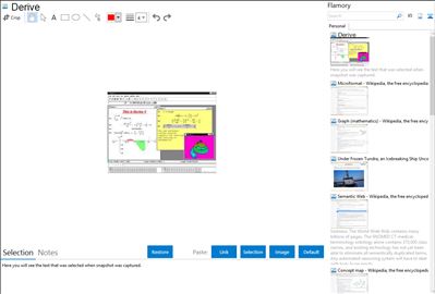 Derive - Flamory bookmarks and screenshots