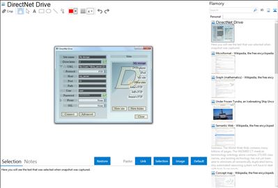 DirectNet Drive - Flamory bookmarks and screenshots