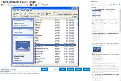 DiskInternals Linux Reader - Flamory bookmarks and screenshots