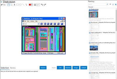 Diskvision - Flamory bookmarks and screenshots