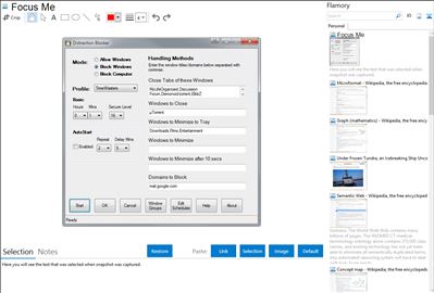 Focus Me - Flamory bookmarks and screenshots
