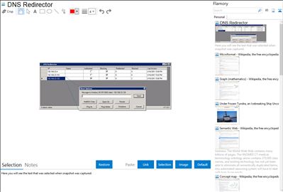 DNS Redirector - Flamory bookmarks and screenshots