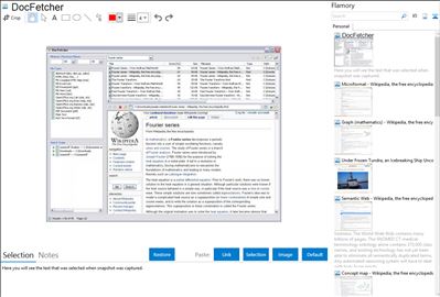 DocFetcher - Flamory bookmarks and screenshots