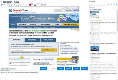 DomainTools - Flamory bookmarks and screenshots
