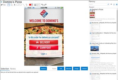 Domino’s Pizza - Flamory bookmarks and screenshots