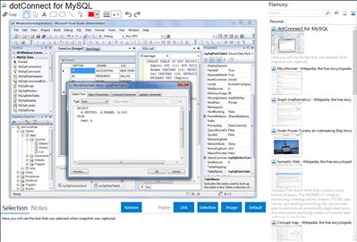 dotConnect for MySQL - Flamory bookmarks and screenshots
