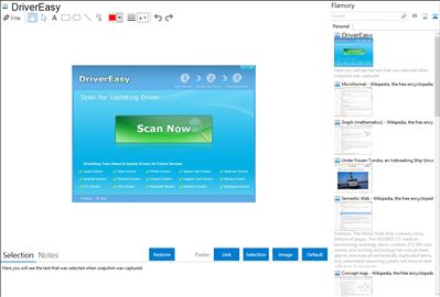 DriverEasy - Flamory bookmarks and screenshots