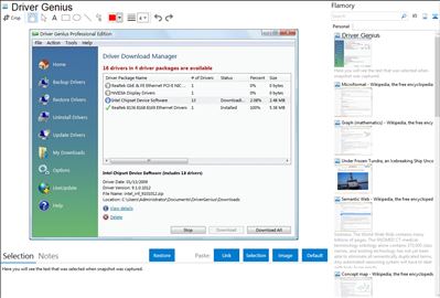 Driver Genius - Flamory bookmarks and screenshots