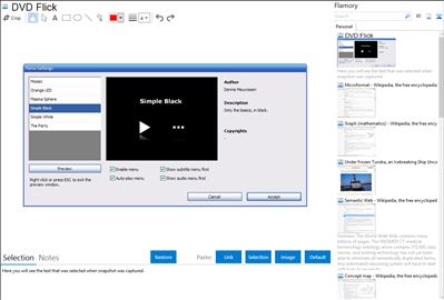 DVD Flick - Flamory bookmarks and screenshots