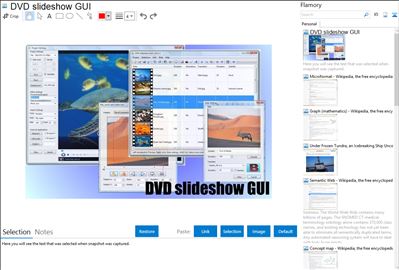 DVD slideshow GUI - Flamory bookmarks and screenshots
