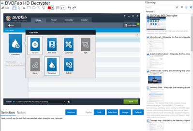 DVDFab HD Decrypter - Flamory bookmarks and screenshots