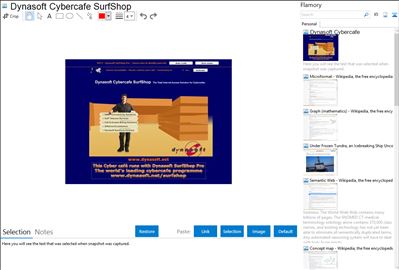 Dynasoft Cybercafe SurfShop - Flamory bookmarks and screenshots