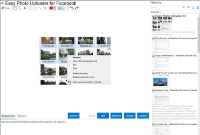 Easy Photo Uploader for Facebook - Flamory bookmarks and screenshots