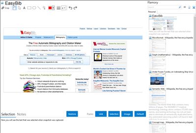 EasyBib - Flamory bookmarks and screenshots