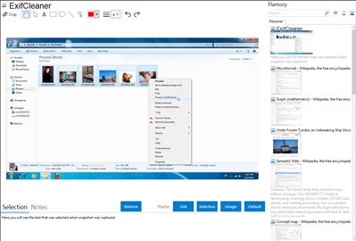 ExifCleaner - Flamory bookmarks and screenshots