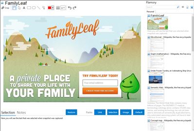 FamilyLeaf - Flamory bookmarks and screenshots