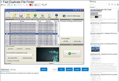 Fast Duplicate File Finder - Flamory bookmarks and screenshots