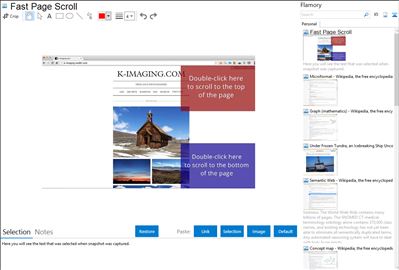 Fast Page Scroll - Flamory bookmarks and screenshots