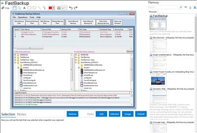 FastBackup - Flamory bookmarks and screenshots