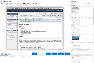 FastMail - Flamory bookmarks and screenshots