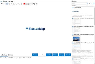 Featuremap - Flamory bookmarks and screenshots