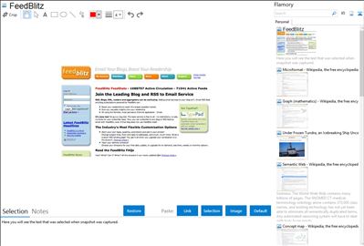 FeedBlitz - Flamory bookmarks and screenshots