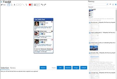 Feedjit - Flamory bookmarks and screenshots