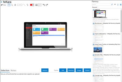 feKara - Flamory bookmarks and screenshots