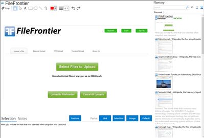 FileFrontier - Flamory bookmarks and screenshots