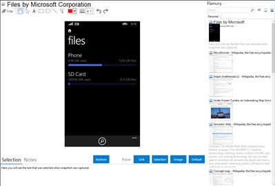 Files by Microsoft Corporation - Flamory bookmarks and screenshots