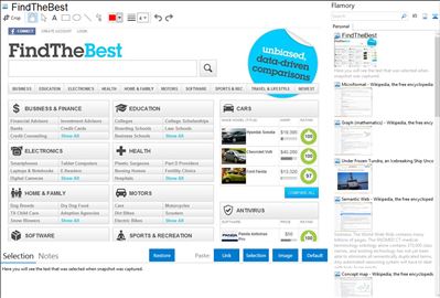 FindTheBest - Flamory bookmarks and screenshots