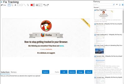 Fix Tracking - Flamory bookmarks and screenshots