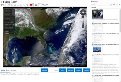Flash Earth - Flamory bookmarks and screenshots