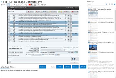 FM PDF To Image Converter Pro - Flamory bookmarks and screenshots