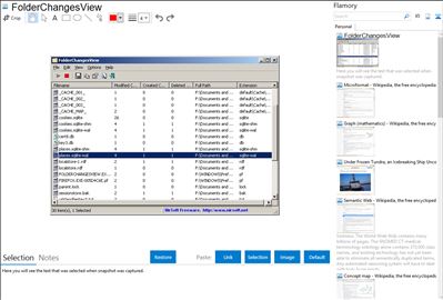 FolderChangesView - Flamory bookmarks and screenshots