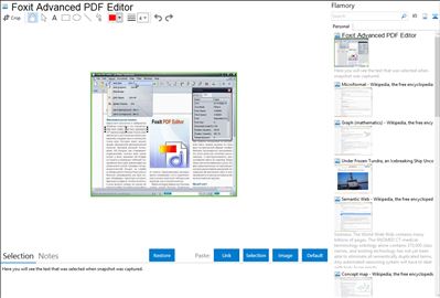 Foxit Advanced PDF Editor - Flamory bookmarks and screenshots
