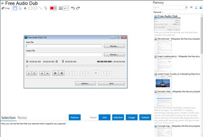 Free Audio Dub - Flamory bookmarks and screenshots