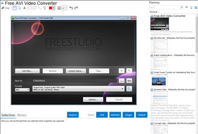 Free AVI Video Converter - Flamory bookmarks and screenshots