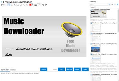 Free Music Downloader - Flamory bookmarks and screenshots