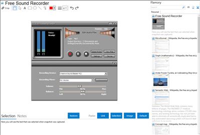 Free Sound Recorder - Flamory bookmarks and screenshots