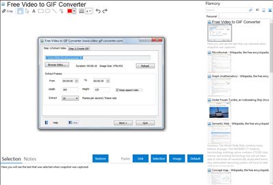 Free Video to GIF Converter - Flamory bookmarks and screenshots