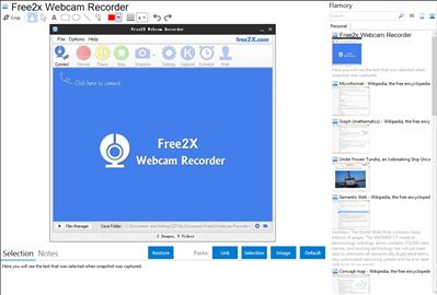Free2x Webcam Recorder - Flamory bookmarks and screenshots