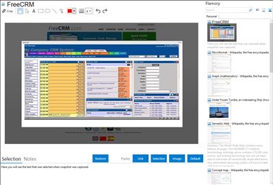 FreeCRM - Flamory bookmarks and screenshots