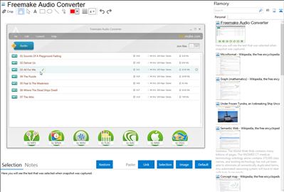 Freemake Audio Converter - Flamory bookmarks and screenshots