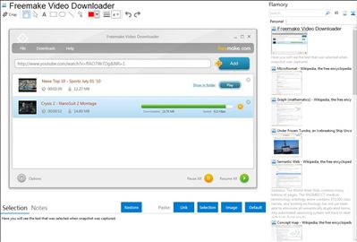 Freemake Video Downloader - Flamory bookmarks and screenshots