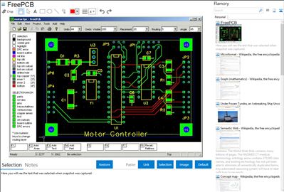 FreePCB - Flamory bookmarks and screenshots