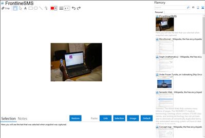 FrontlineSMS - Flamory bookmarks and screenshots