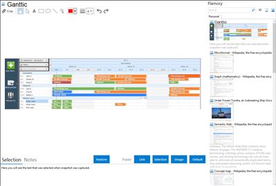 Ganttic - Flamory bookmarks and screenshots