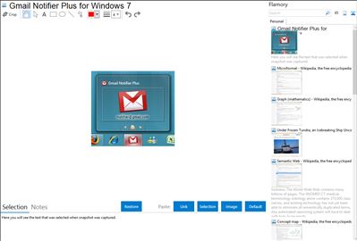 Gmail Notifier Plus for Windows 7 - Flamory bookmarks and screenshots